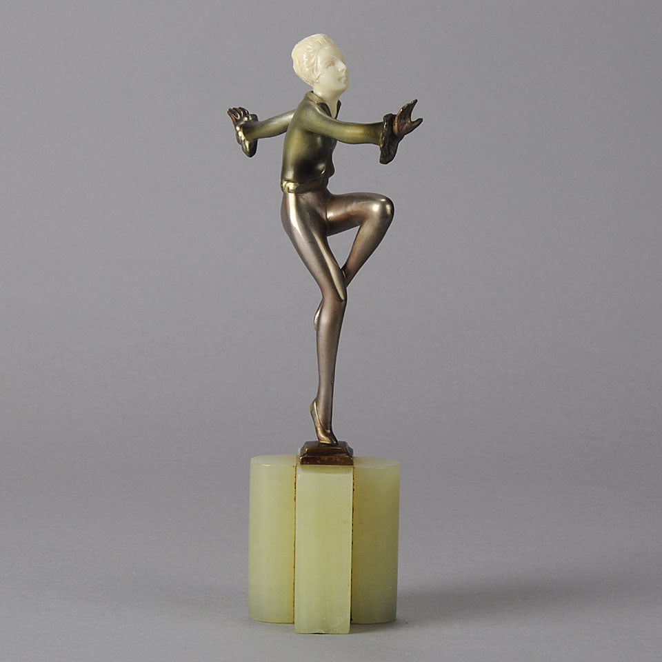 Lorenzl Con Brio Art Deco Bronze