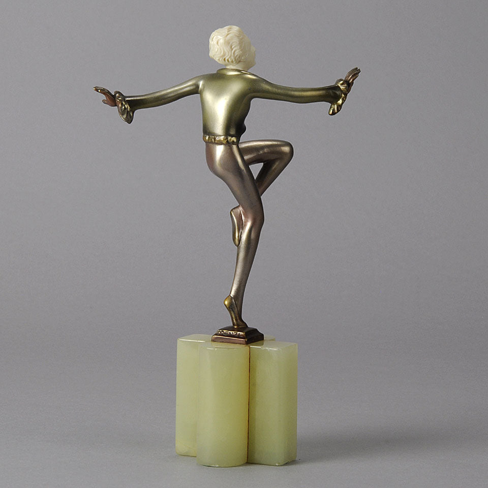 Lorenzl Con Brio Art Deco Bronze