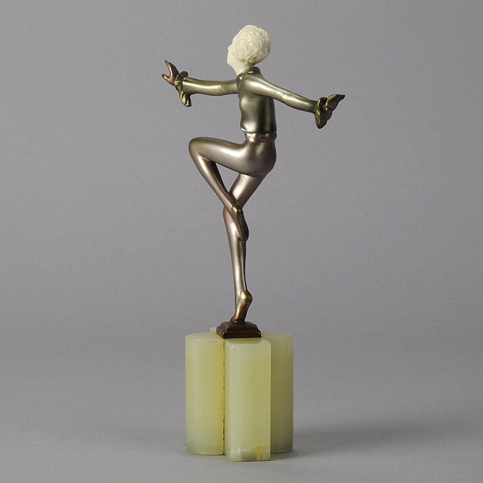 Lorenzl Con Brio Art Deco Bronze