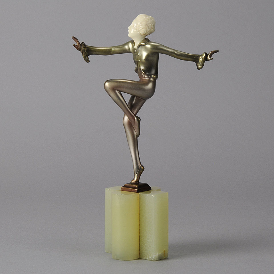 Lorenzl Con Brio Art Deco Bronze