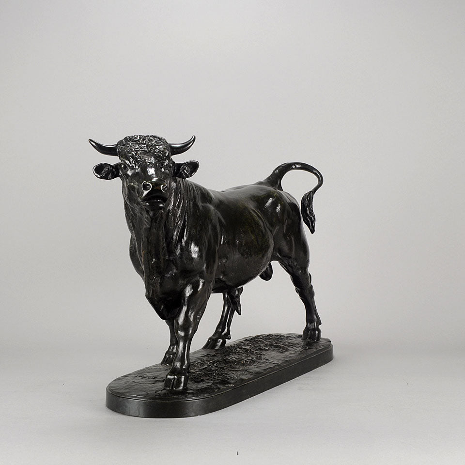 Bronze Bonheur bull