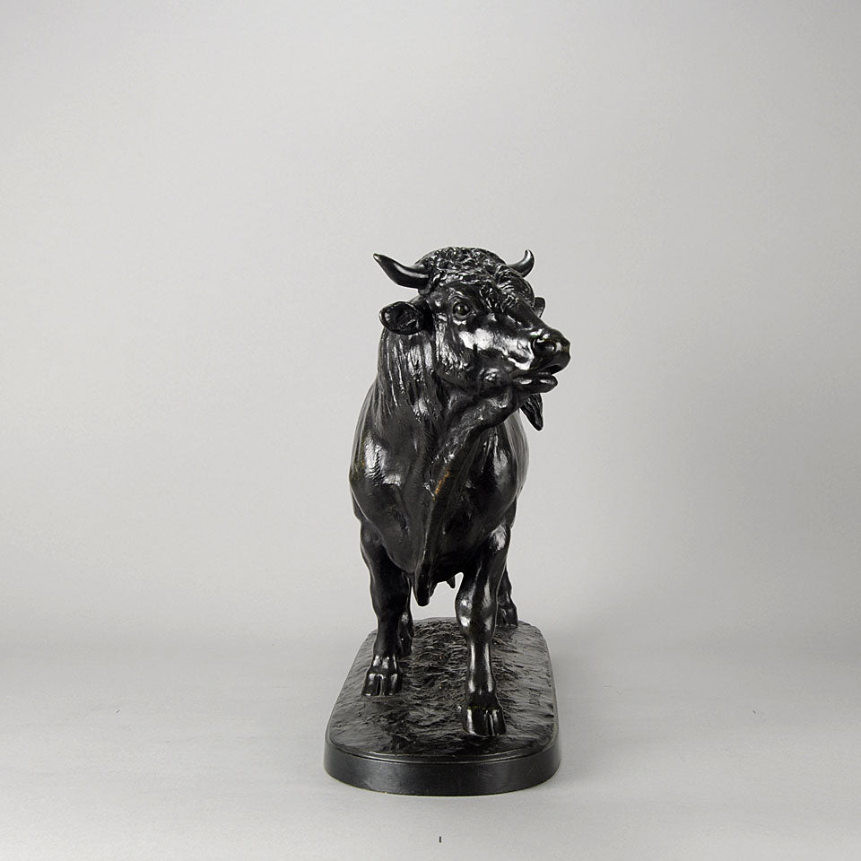Bronze Bonheur bull