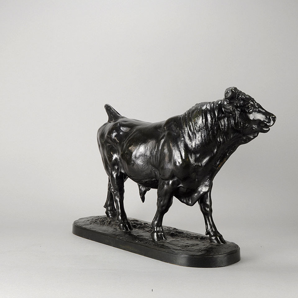 Bronze Bonheur bull