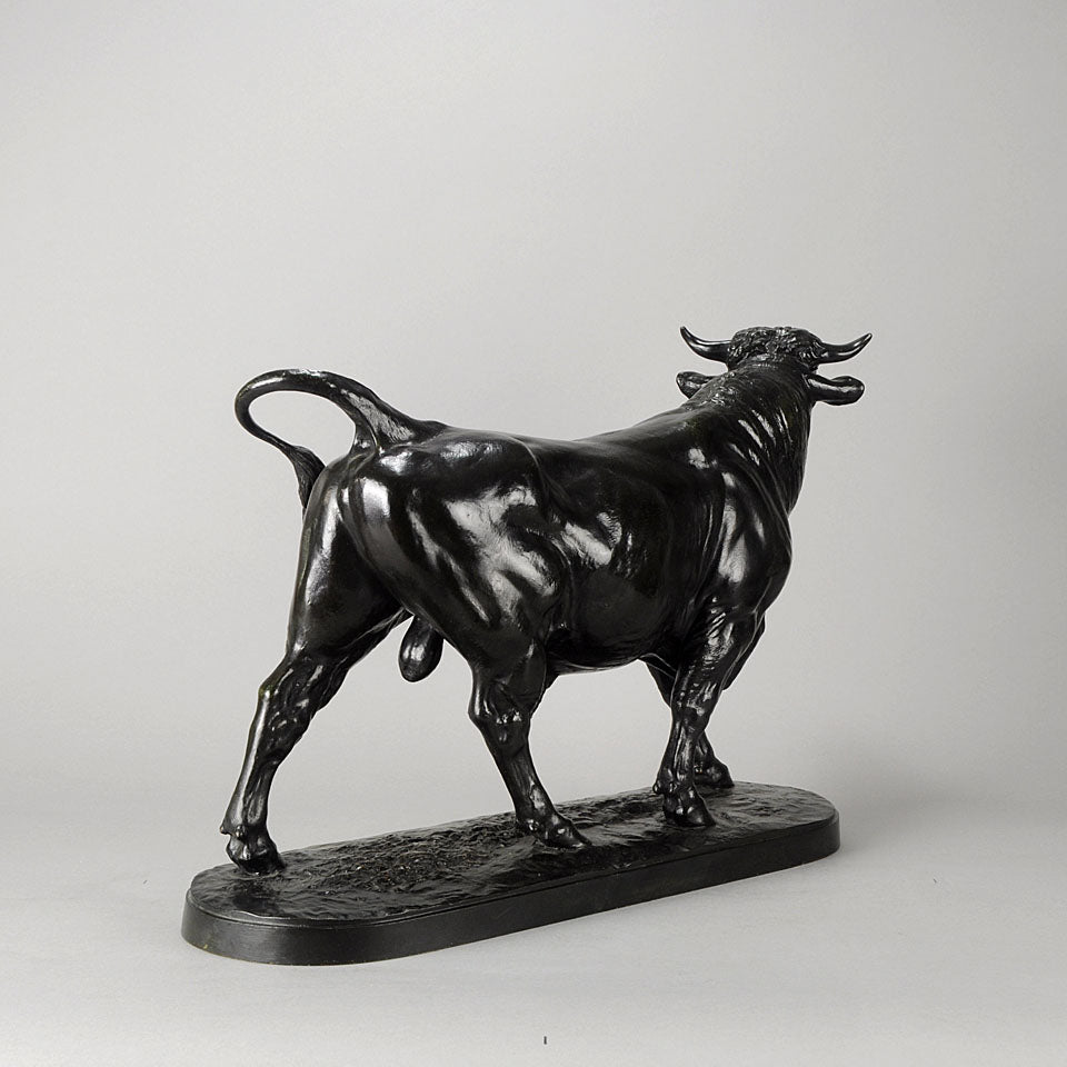 Bronze Bonheur bull