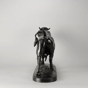 Bronze Bonheur bull