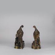 Bronze pheasants by Moigniez
