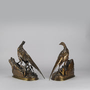 Bronze pheasants by Moigniez