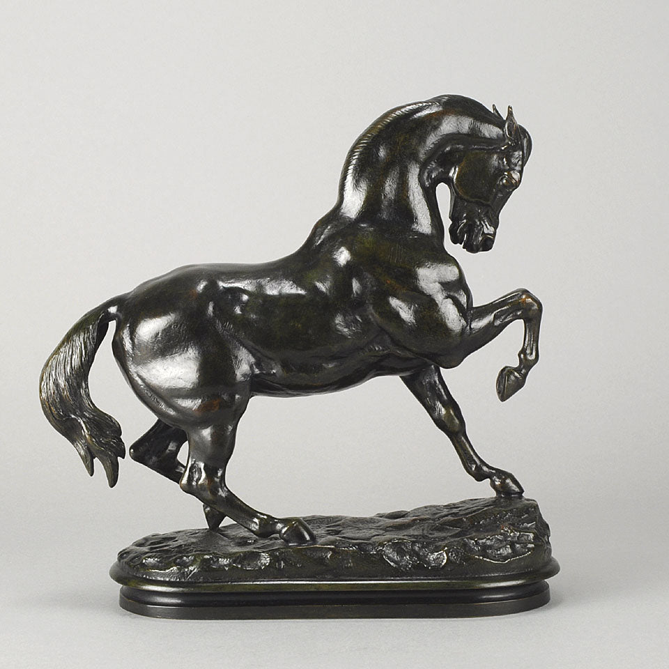Antoine L Barye Cheval Turc Bronze 