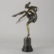 Bruno Zach Bronze Hoop Dancer Art Deco