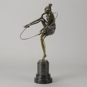 Bruno Zach Bronze Hoop Dancer Art Deco