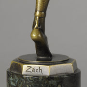 Bruno Zach Bronze Hoop Dancer Art Deco