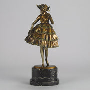 Zach Party Girl Art Deco Bronze 