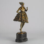 Zach Party Girl Art Deco Bronze 