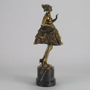Zach Party Girl Art Deco Bronze 