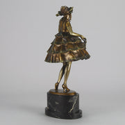 Zach Party Girl Art Deco Bronze 