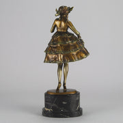 Zach Party Girl Art Deco Bronze 