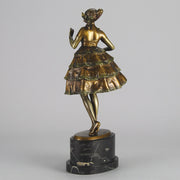 Zach Party Girl Art Deco Bronze 