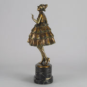 Zach Party Girl Art Deco Bronze 