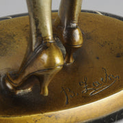 Zach Party Girl Art Deco Bronze 