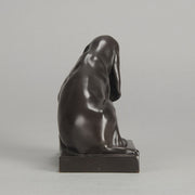 Animalier Bronze Bloodhound Puppy 