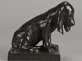 Animalier Bronze Bloodhound Puppy 