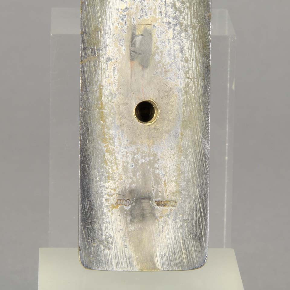 Car Mascot Silvered Bronze Corgi 