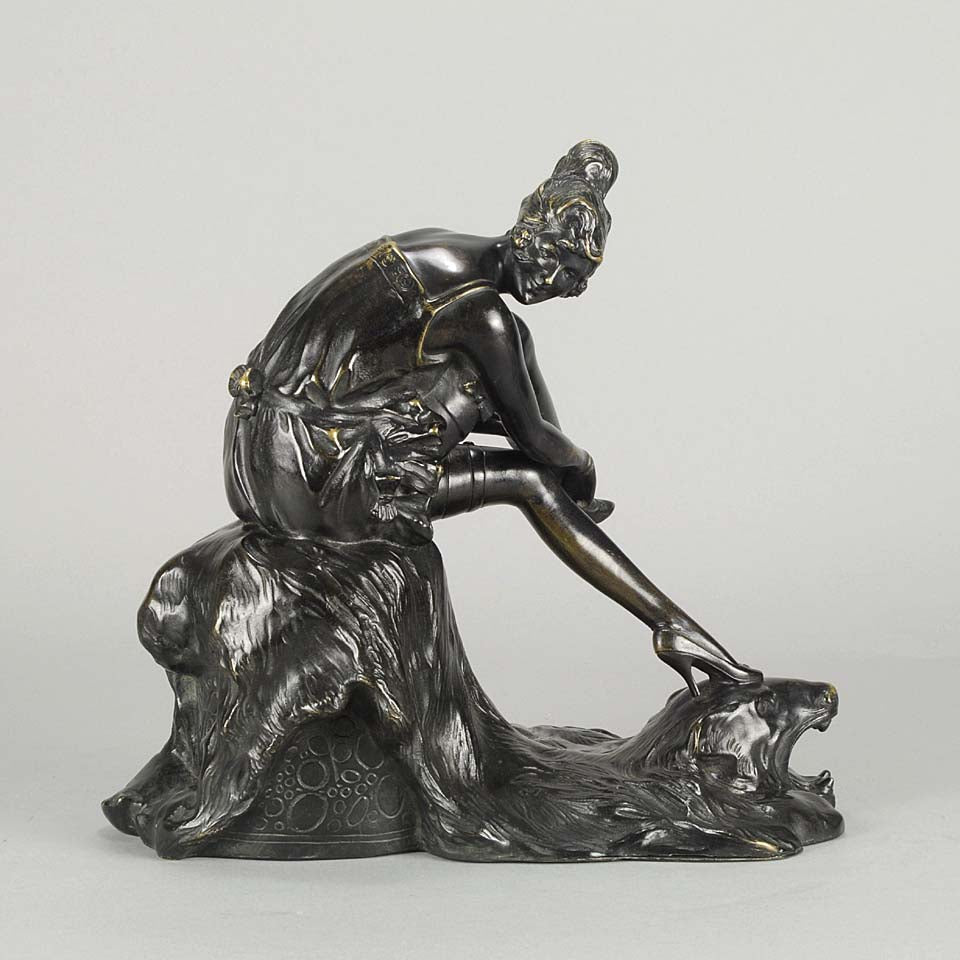 Bruno Zach Stockings Art Deco Bronze