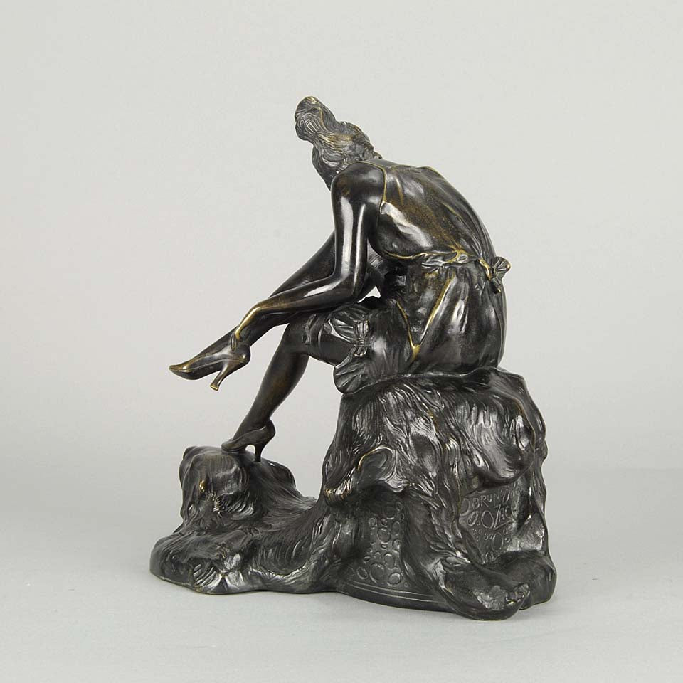 Bruno Zach Stockings Art Deco Bronze