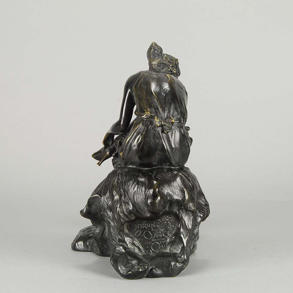 Bruno Zach Stockings Art Deco Bronze