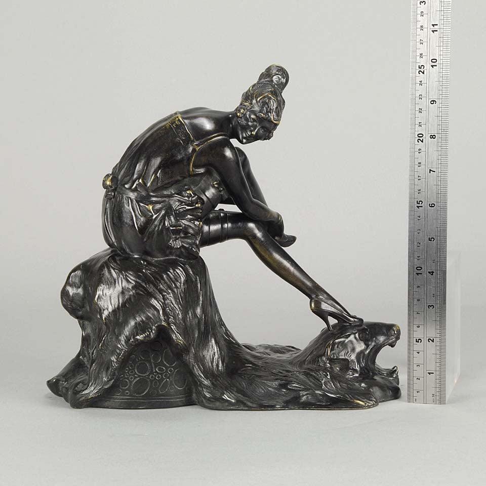 Bruno Zach Stockings Art Deco Bronze