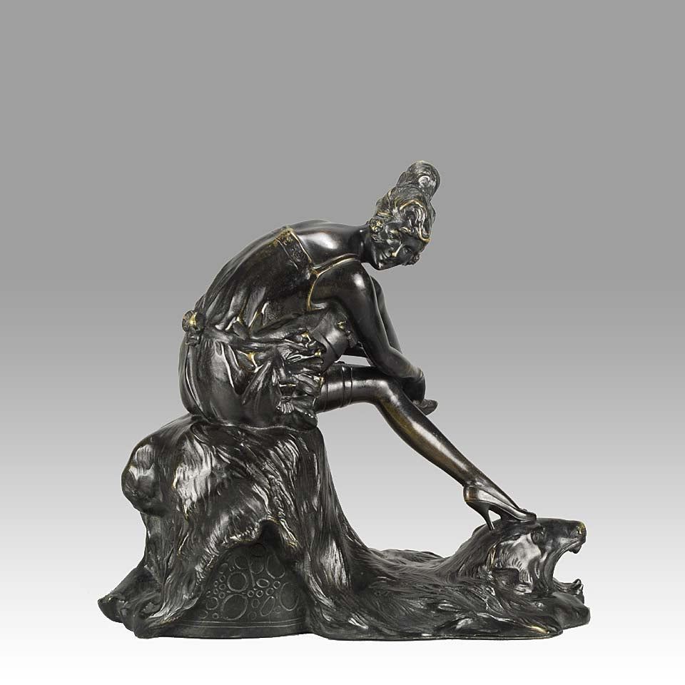 Bruno Zach Stockings Art Deco Bronze