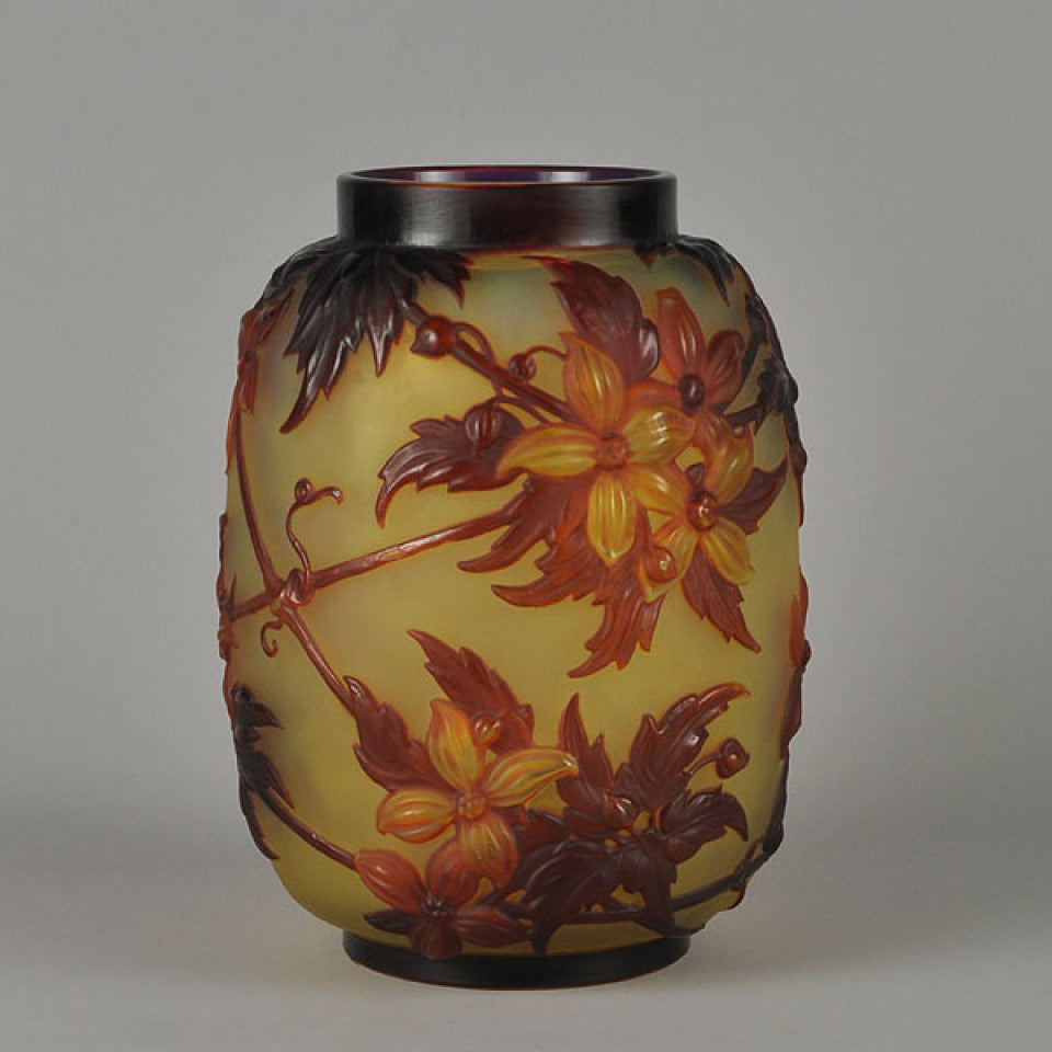 Emile Gallé, "Clematis Soufflé"