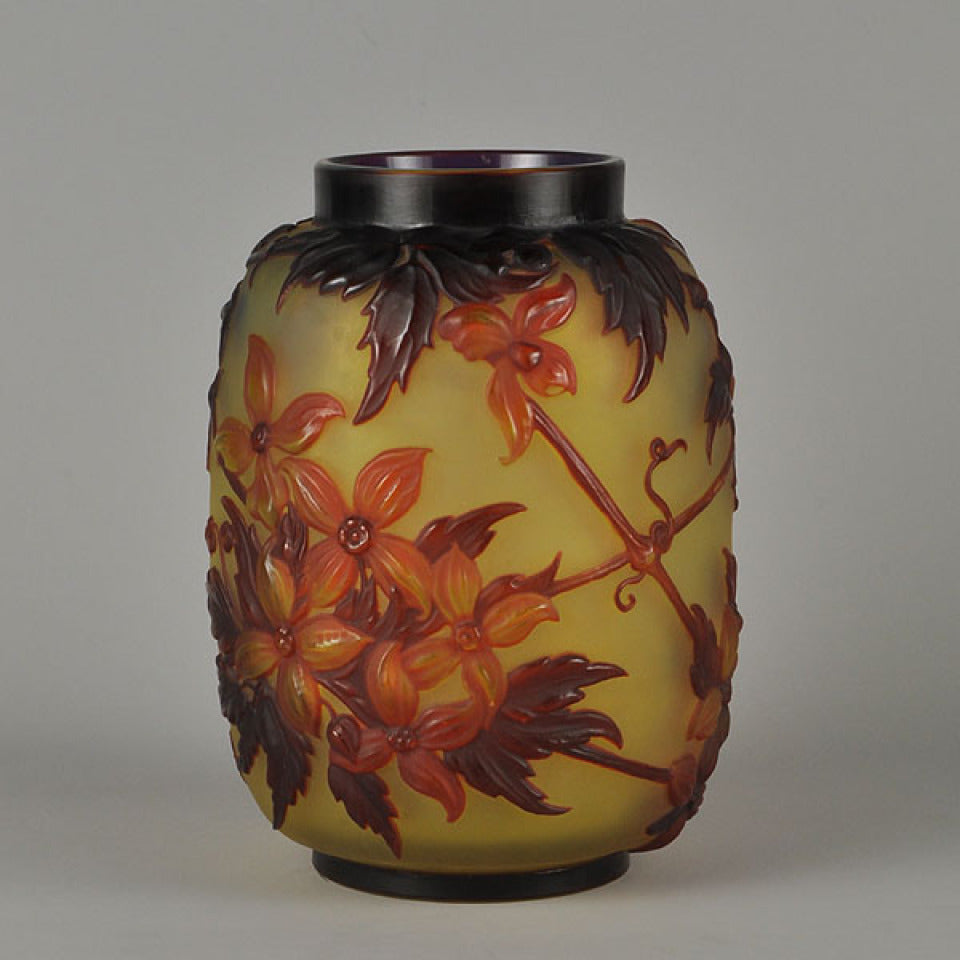 Emile Gallé, "Clematis Soufflé"