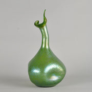Loetz Glass - Goose Necked Vase by Johann Loetz - Hickmet Fine Arts