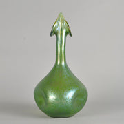 Loetz Glass - Goose Necked Vase by Johann Loetz - Hickmet Fine Arts