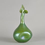 Loetz Glass - Goose Necked Vase by Johann Loetz - Hickmet Fine Arts