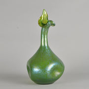 Loetz Glass - Goose Necked Vase by Johann Loetz - Hickmet Fine Arts