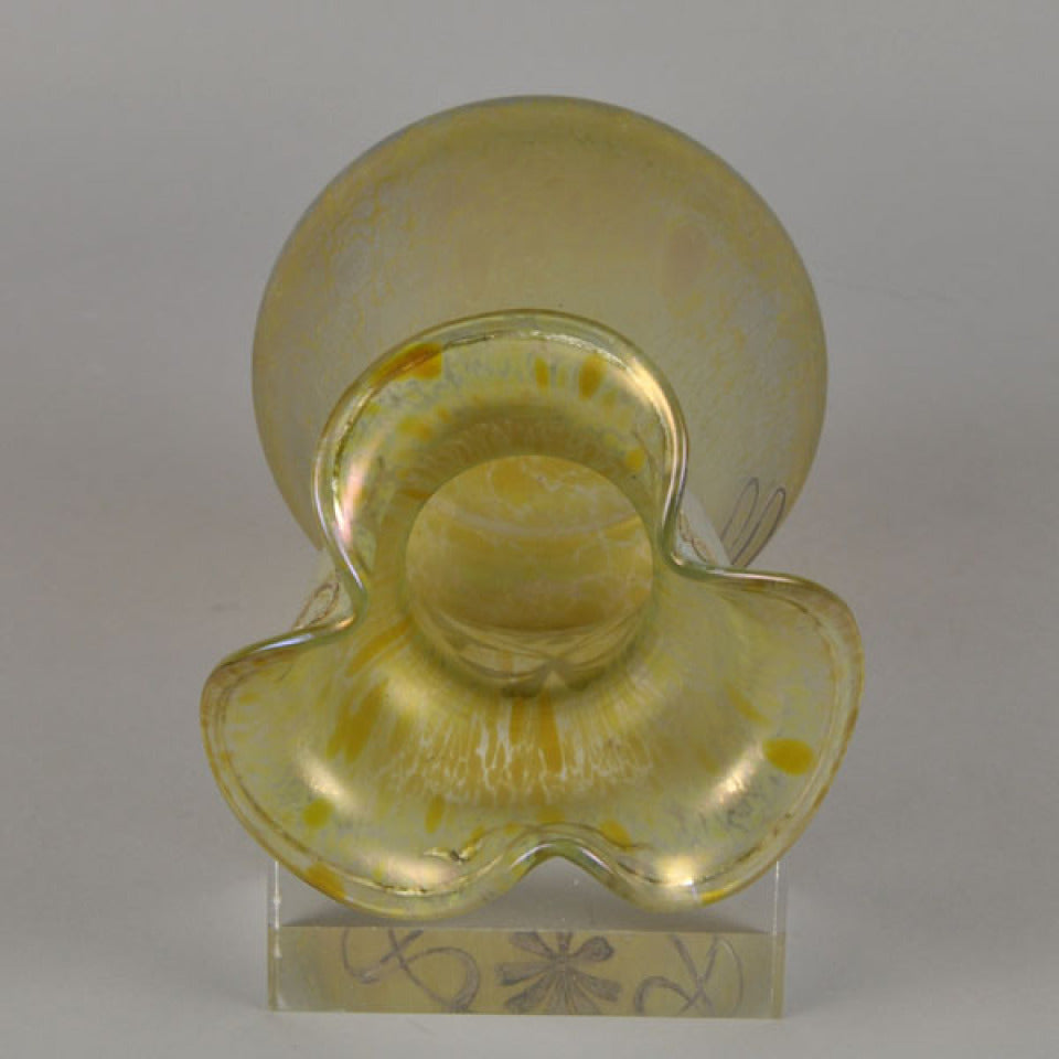 Loetz Glass Vase - Golden Silvered - Johann Loetz - Loetz Glass - Art Nouveau Glass - Hickmet Fine Arts