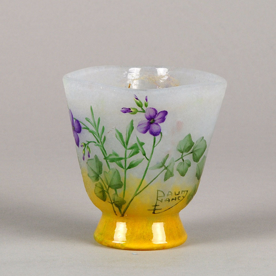 Aubretia Vase by Daum Freres