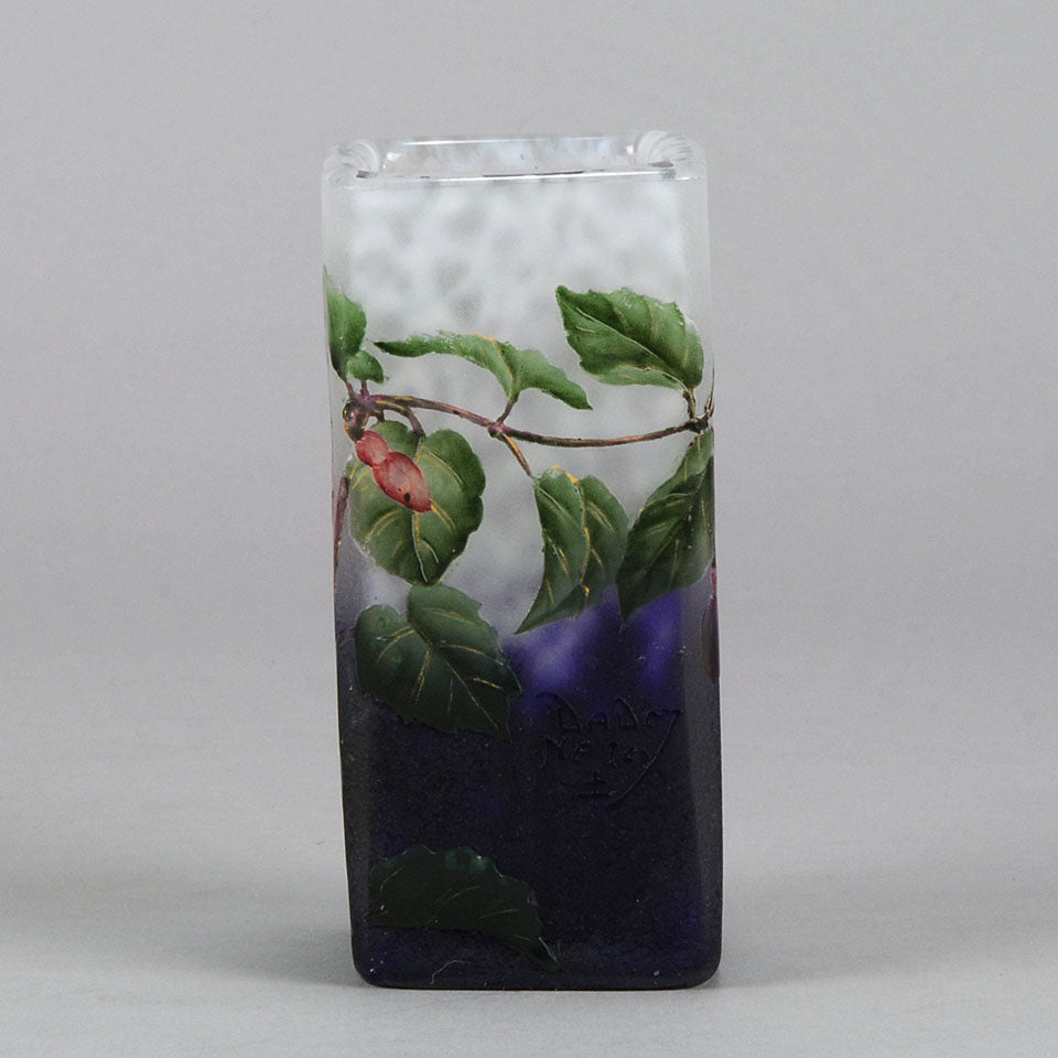 Fuschia Vase by Daum Freres