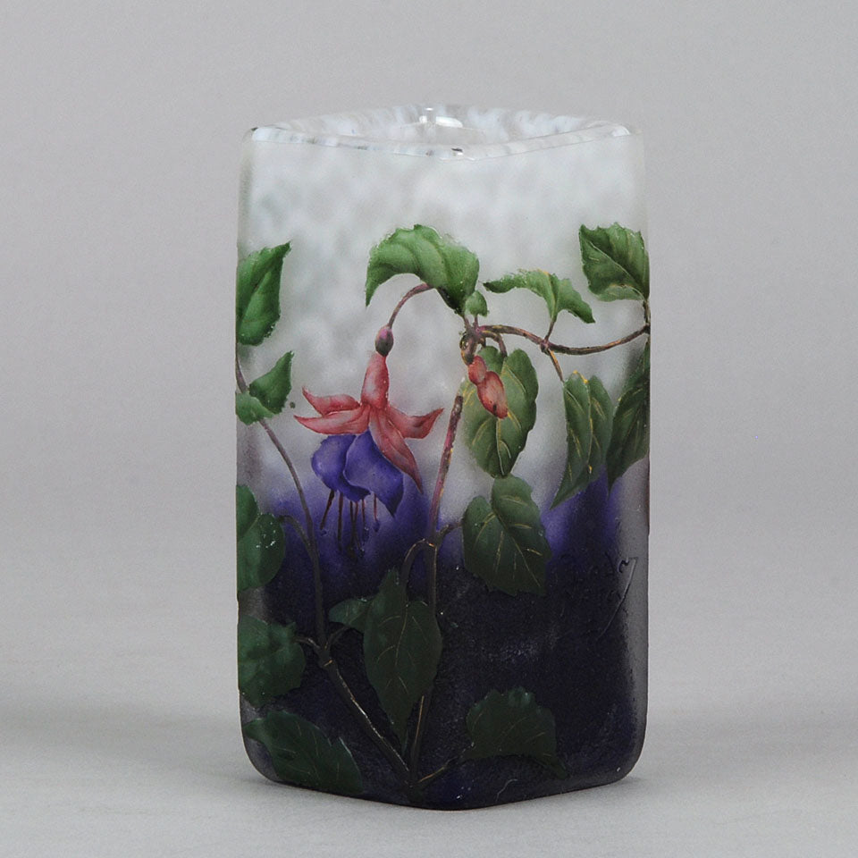 Fuschia Vase by Daum Freres