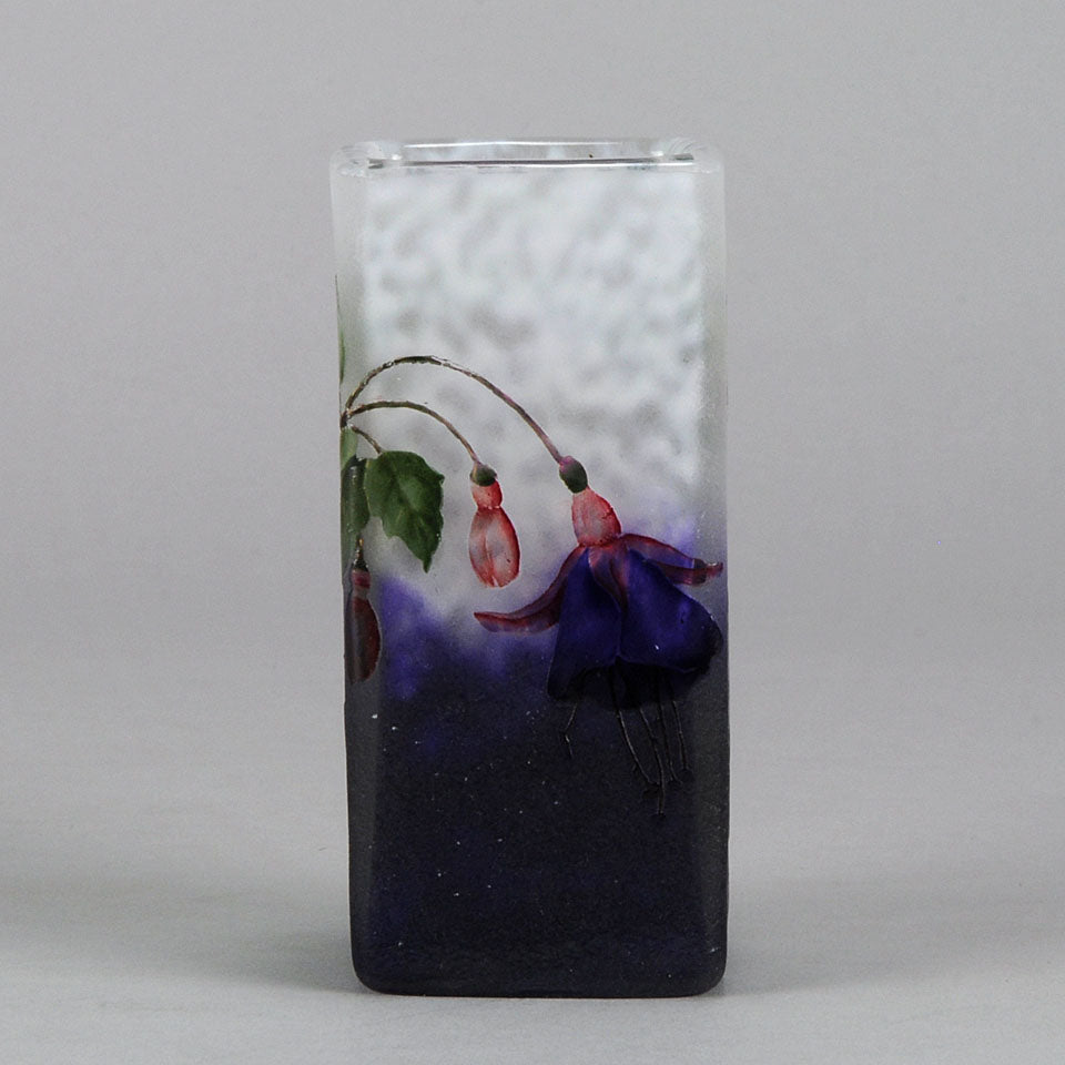 Fuschia Vase by Daum Freres