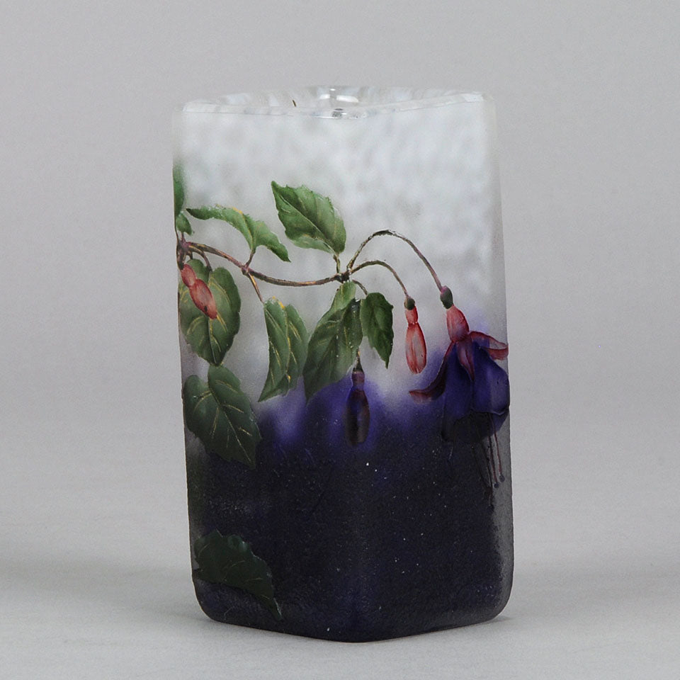 Fuschia Vase by Daum Freres