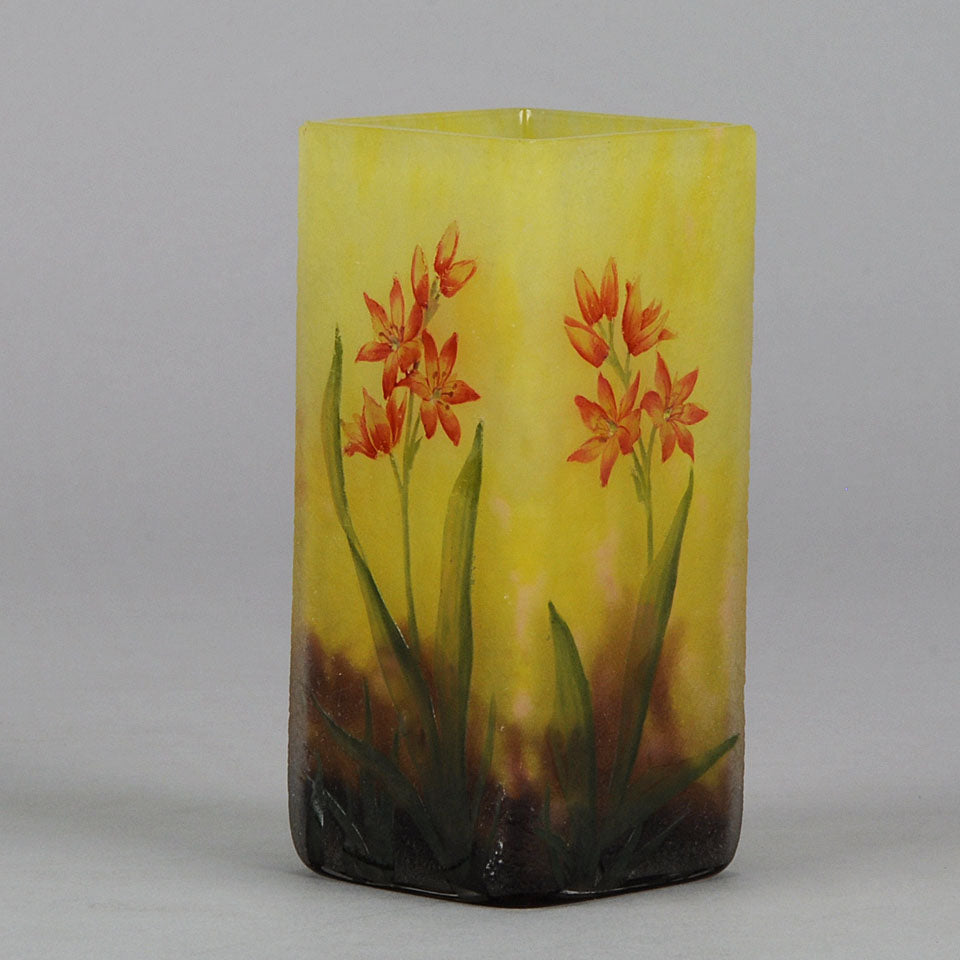 Monbretia Vase by Daum Freres