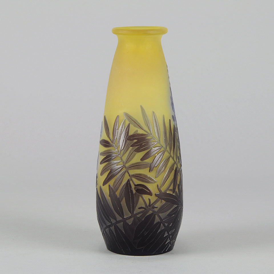 Emile Gallé, Floral Fern Vase