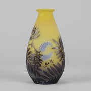 Emile Gallé, Floral Fern Vase