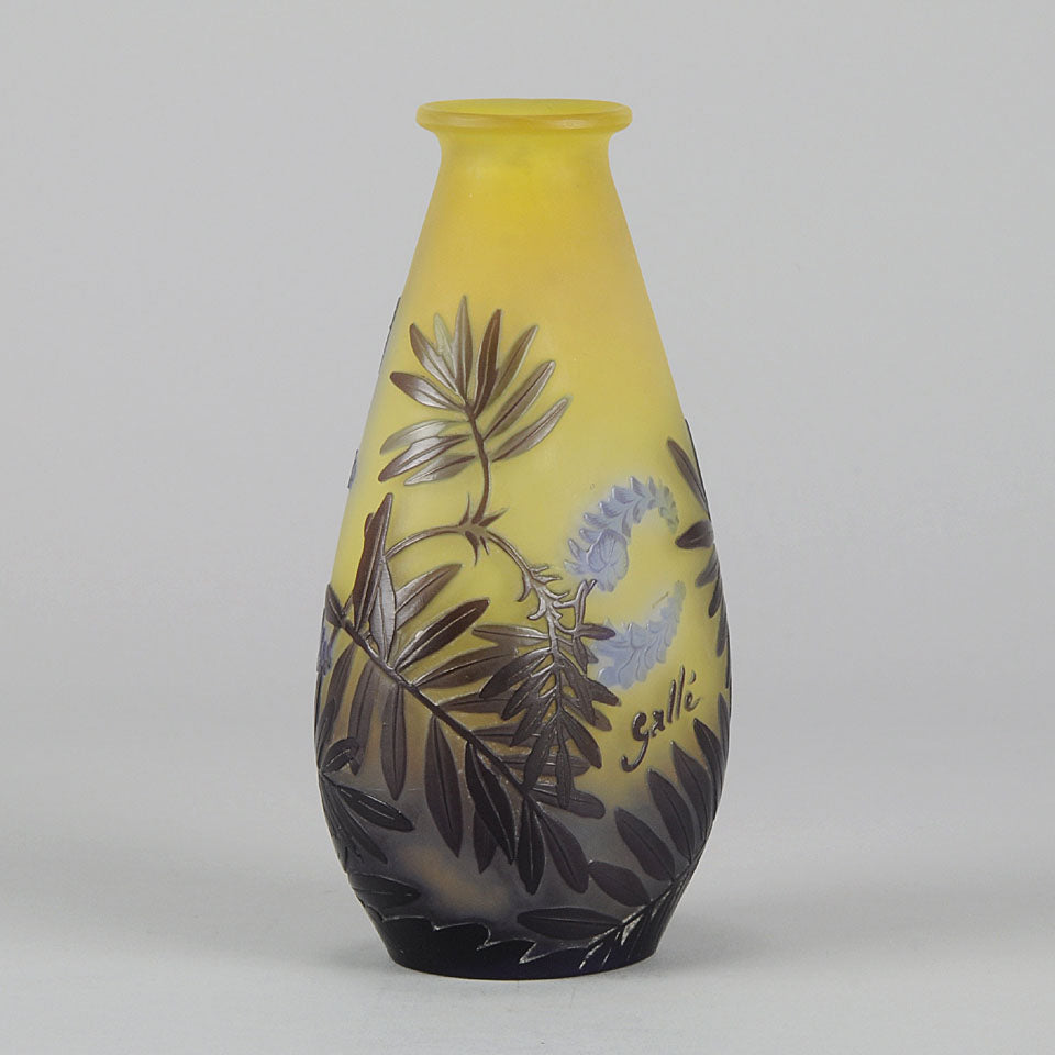 Emile Gallé, Floral Fern Vase