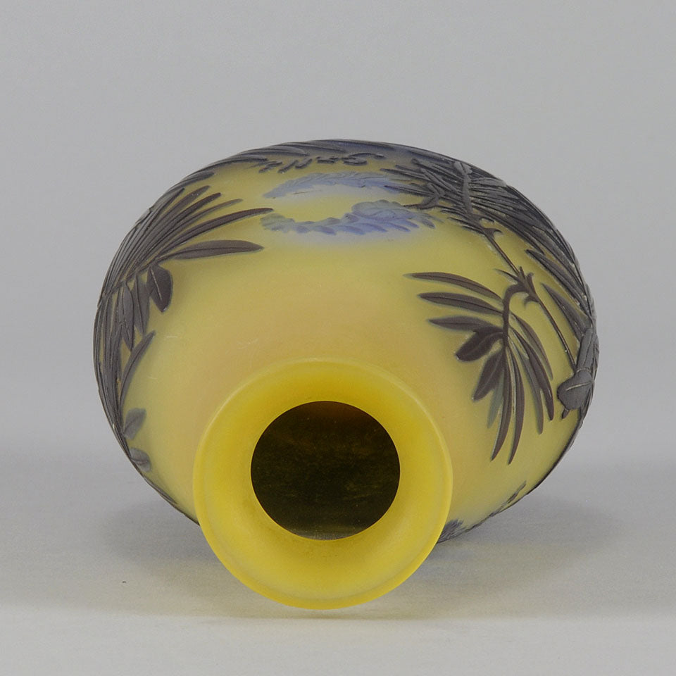 Emile Gallé, Floral Fern Vase