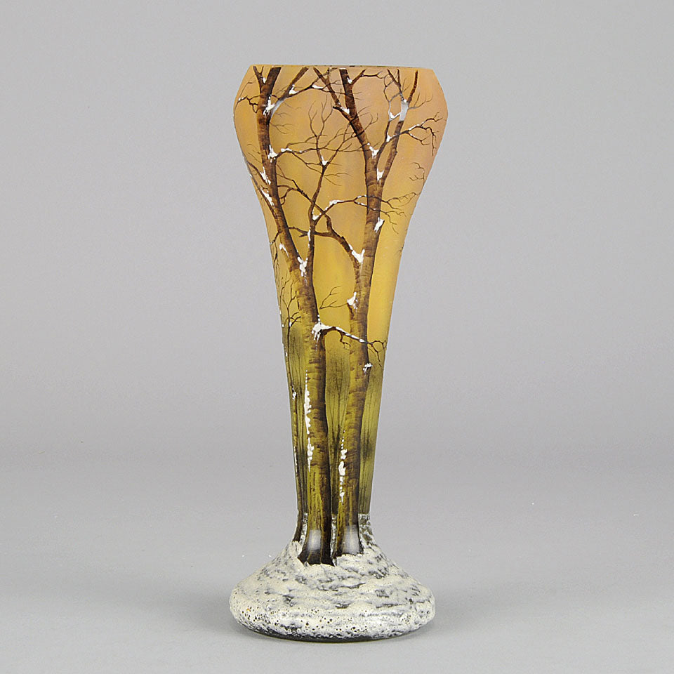 Paysage D’Hiver by Daum Freres