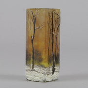 Winter Cabinet Vase by Daum Freres